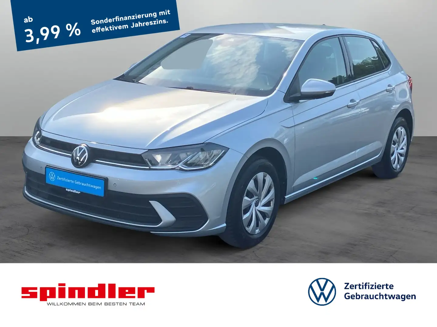 Volkswagen Polo Life 1.0 TSI / Navi, App-Connect, LED, SHZ Silber - 1