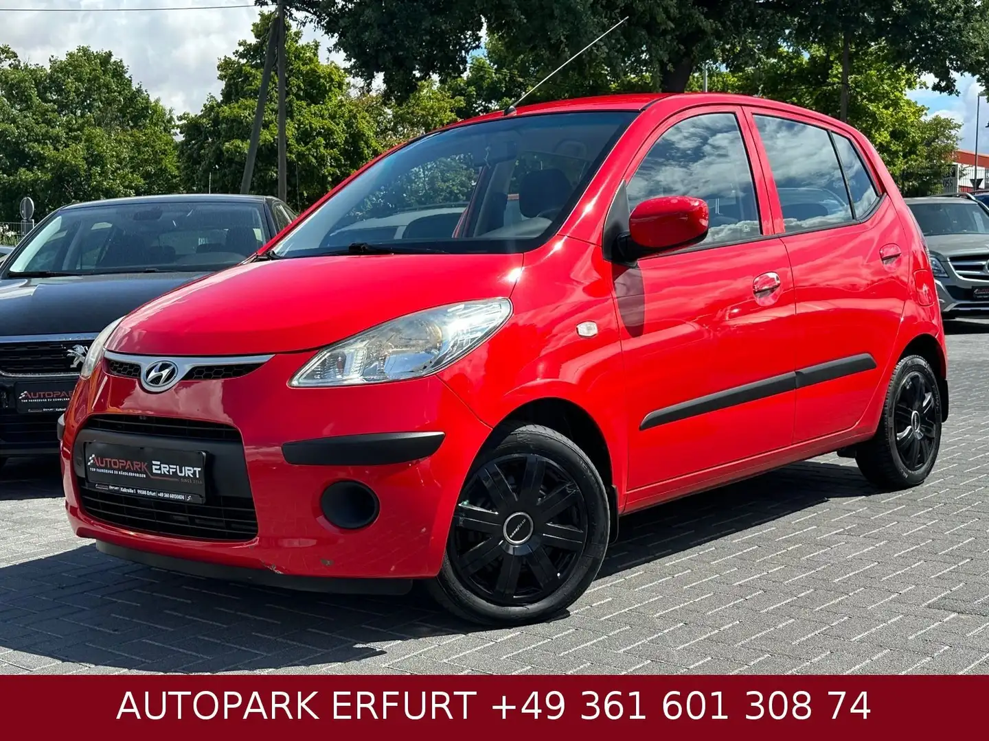 Hyundai i10 Style*Klima*Phone*TÜV+SERVIS+GARANTIE Rouge - 1
