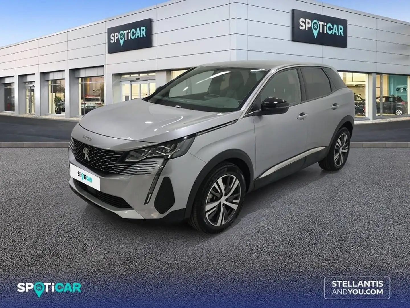 Peugeot 3008 1.2 100KW eDCS6 Allure Pack Gris - 1