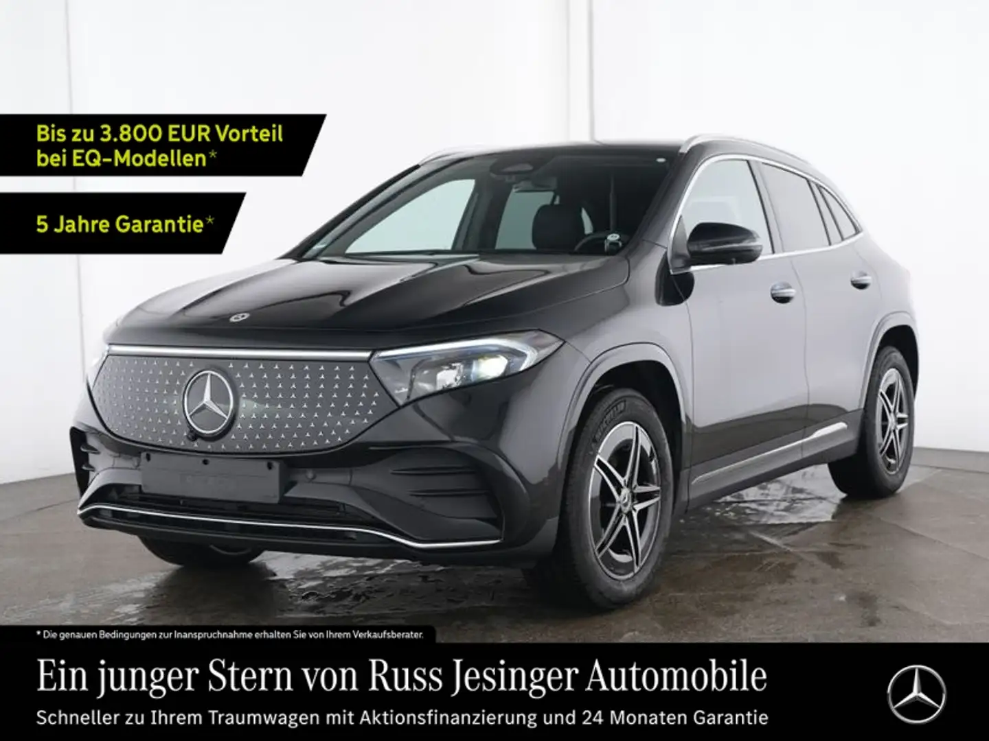 Mercedes-Benz EQA 350 4M AMG Line *AHK*360°*KeyGo*Distr*EasyP* Noir - 1