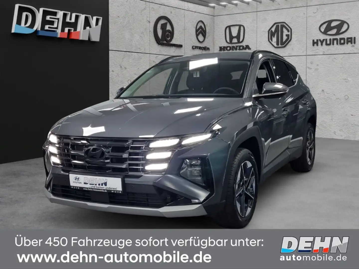 Hyundai TUCSON Hybrid Trend Mj25 2WD LED-Paket Navi LED ACC El. H Grau - 2