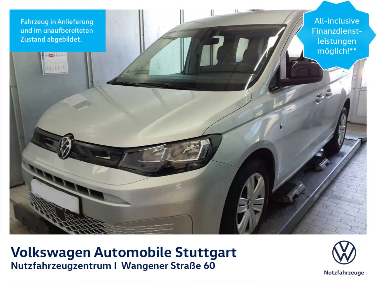 Volkswagen Caddy 2.0 TDI Euro 6 d ISC FCM Klima Silber - 1