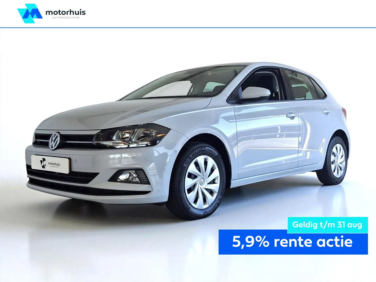 Volkswagen Polo 1.0 TSI 95pk Comfortline Business PDC NAVI APPLE C Wit - 1