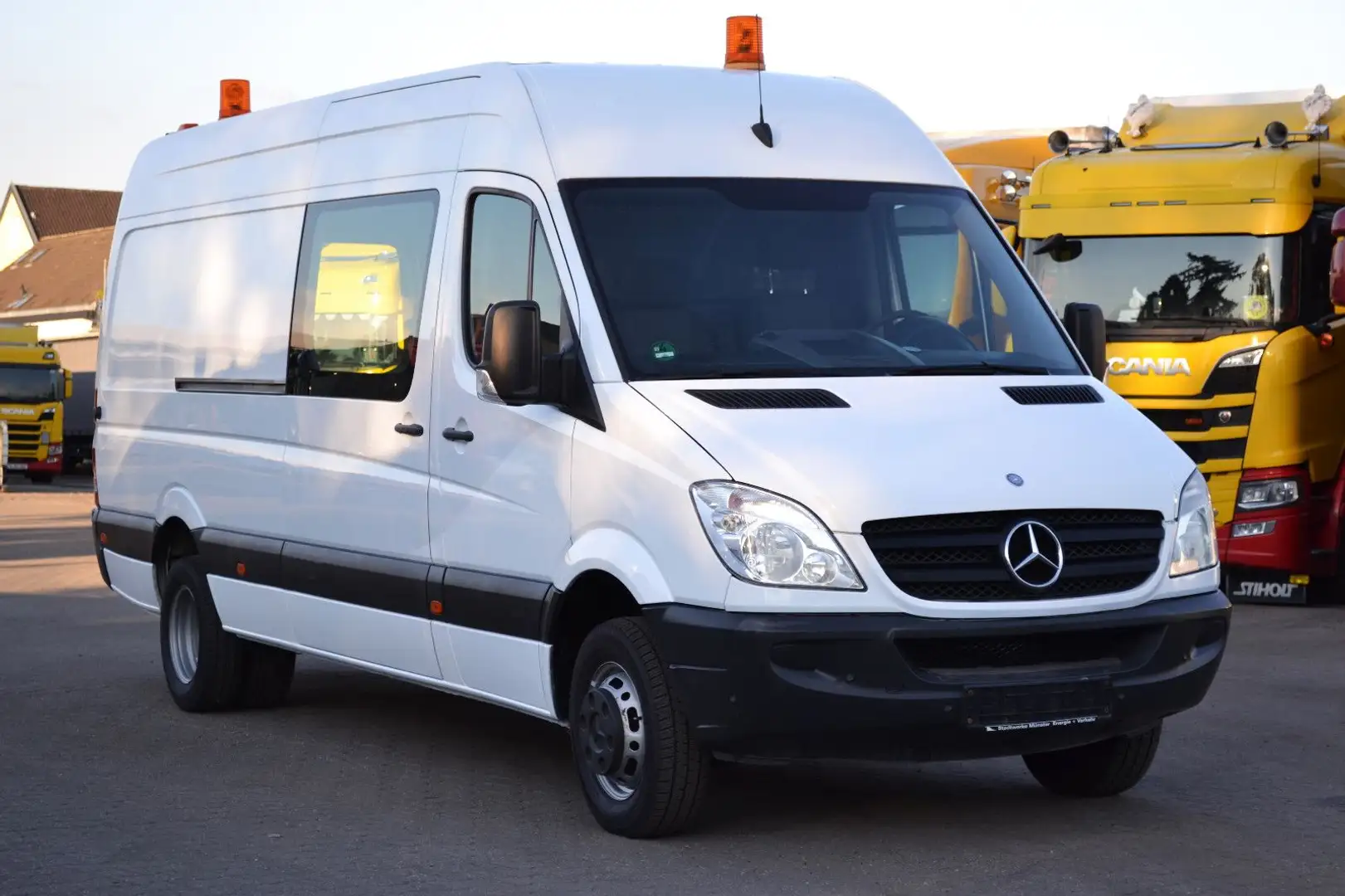 Mercedes-Benz Sprinter 516 CDI Automatik MAXI Hoch Lang Blanc - 2