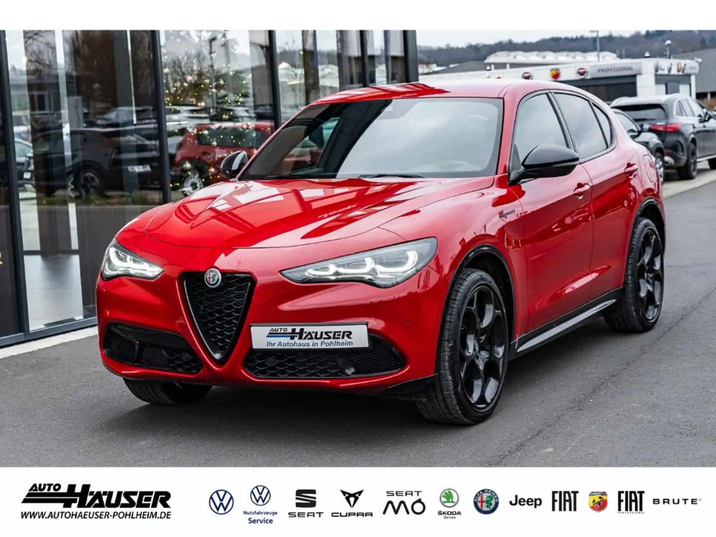 Alfa Romeo Stelvio Competizione 2.2 Diesel AT8 Q4 HARMAN-KARDON EL. H Rouge - 1