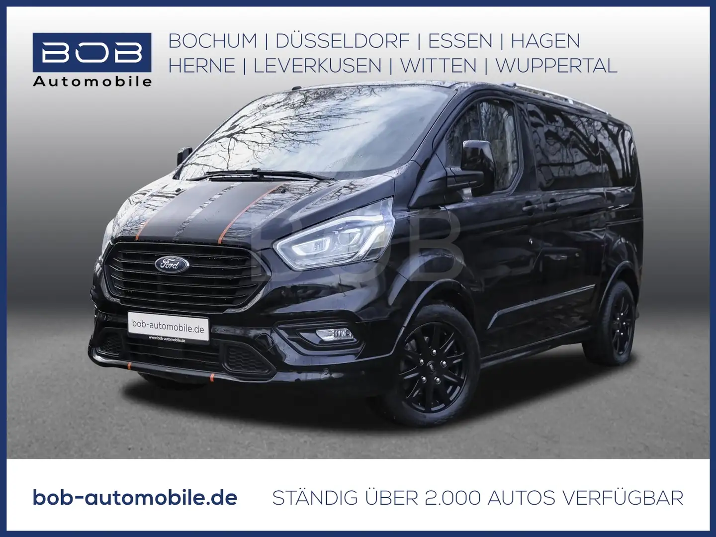 Ford Tourneo Custom 2.0 TDCi 310 L1 Sport AHK 8-fach bereift Noir - 1