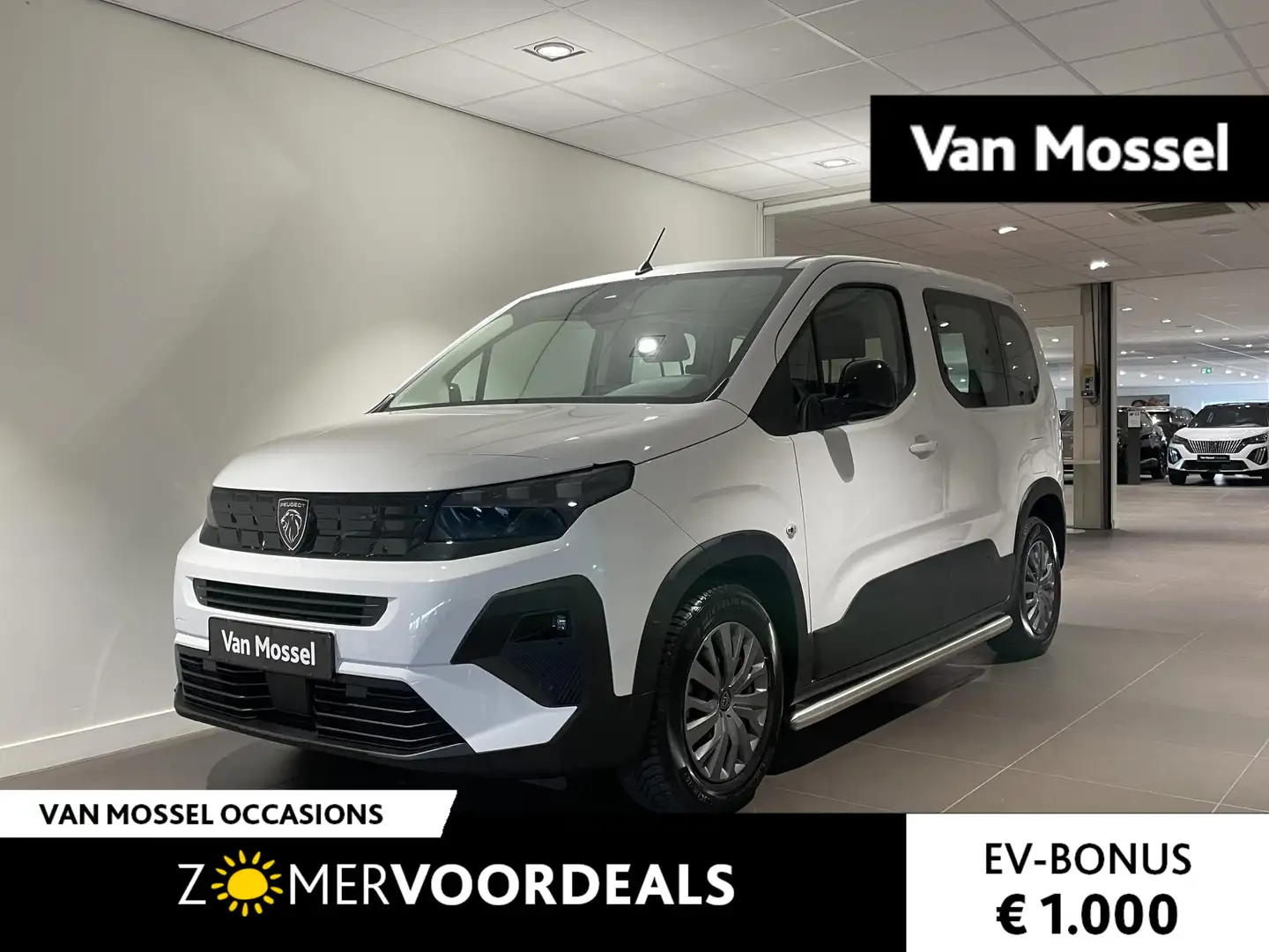 Peugeot e-Rifter EV Allure L1 50 kWh | Keyless Entry | Verwarmd stu Bílá - 1
