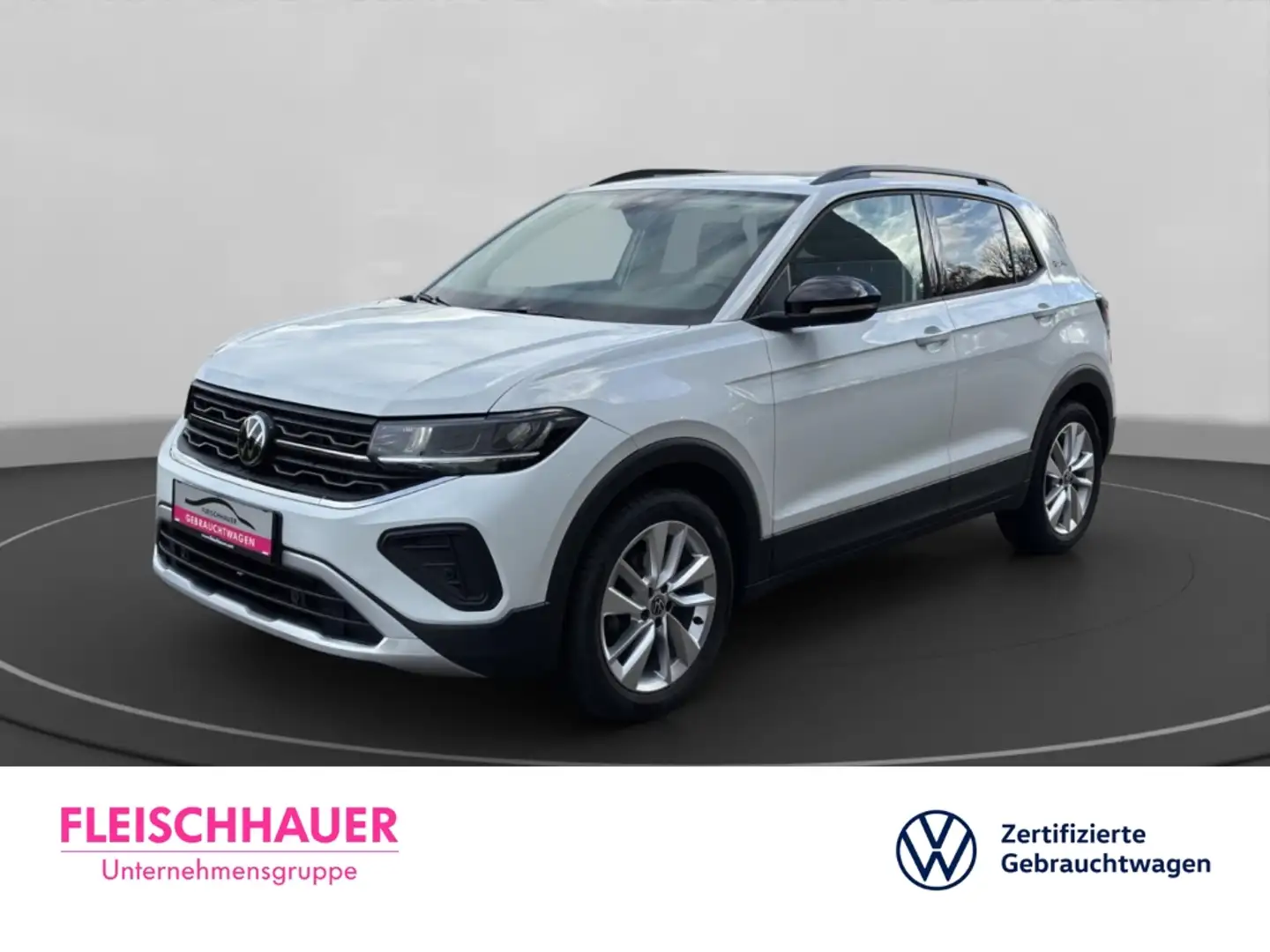 Volkswagen T-Cross 1.0 Life+SHZ+KLIMAAUT+LED+DAB Weiß - 1