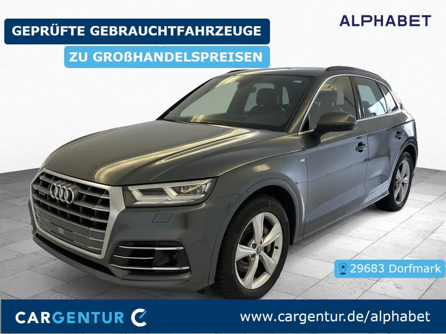 Audi Q5 50 TFSI e quattro sport Matrix S Line AHK Grau - 1