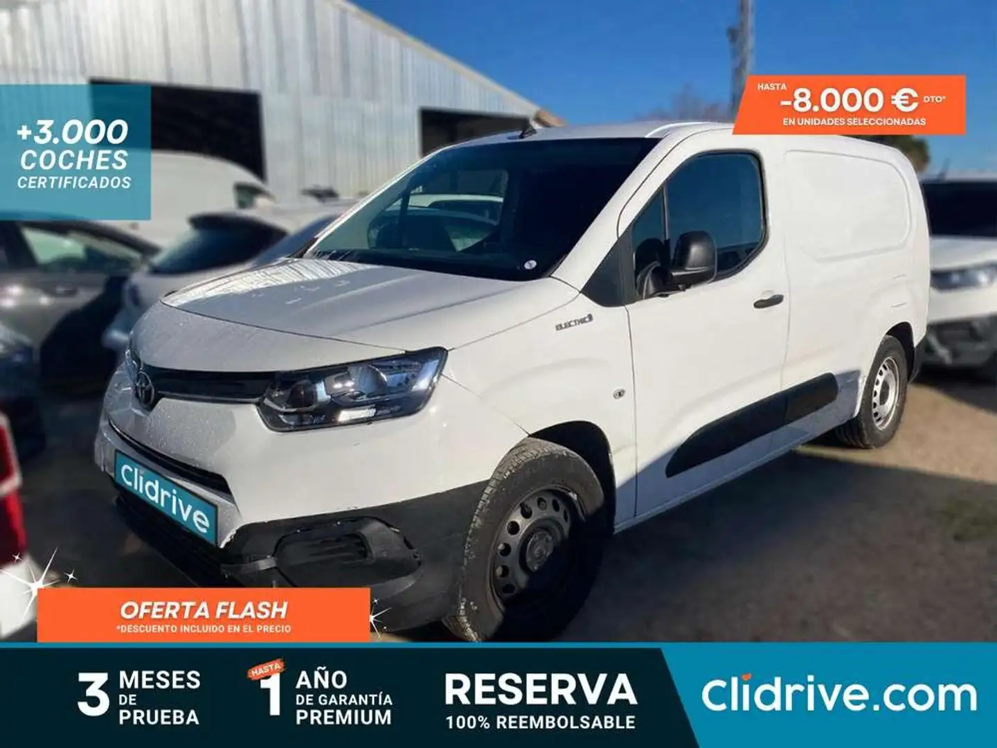 Toyota Proace City VAN EV 50KWH 136CV GX L2 Blanc - 1