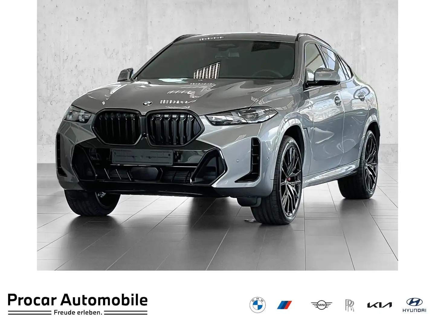 BMW X6 xDrive40d M SPORT PRO+PANO+DA PROF.+H&K SOUND+PA P Gris - 1