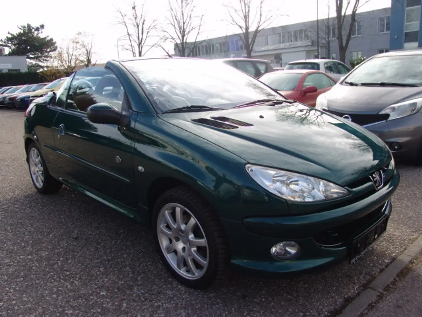 Peugeot 206 CC Roland Garros Vollleder Klimaauto Grün - 2