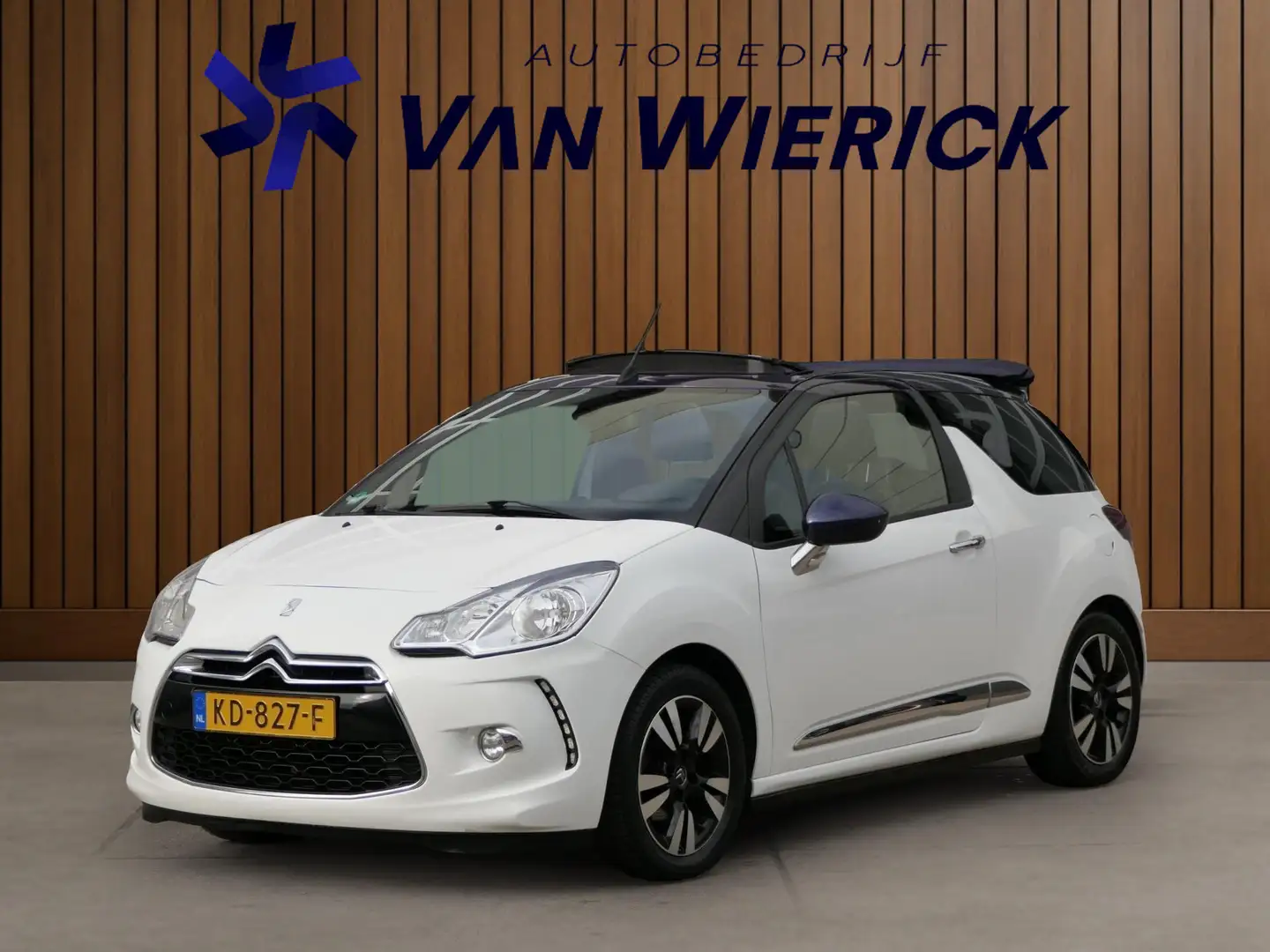 Citroen DS3 Cabrio 1.6 VTi So Chic 120PK! Cabrio | Clima | Cru Wit - 1