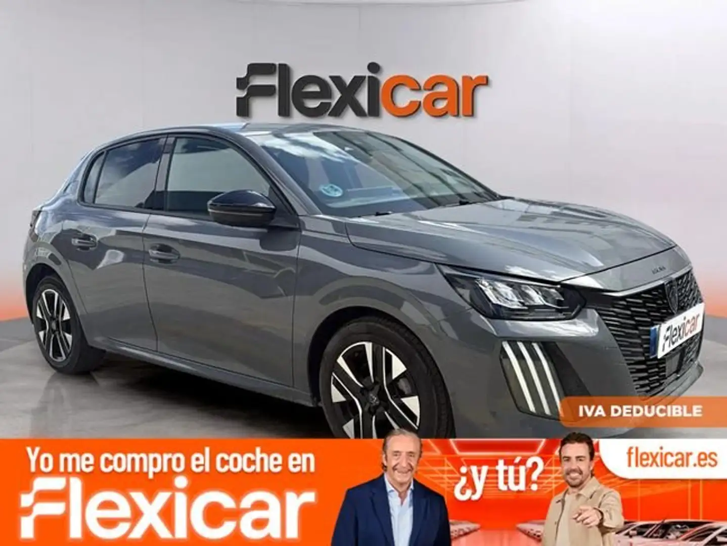 Peugeot 208 Allure Gasolina 100 S&S 6 Vel. MAN Gris - 1