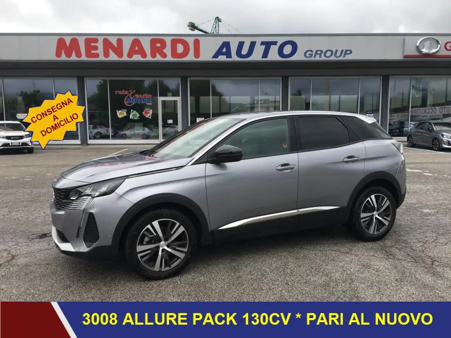 Peugeot 3008 PureTech Turbo 130 Allure Pack 2023 NAVI+CAMERA+K Gris - 1