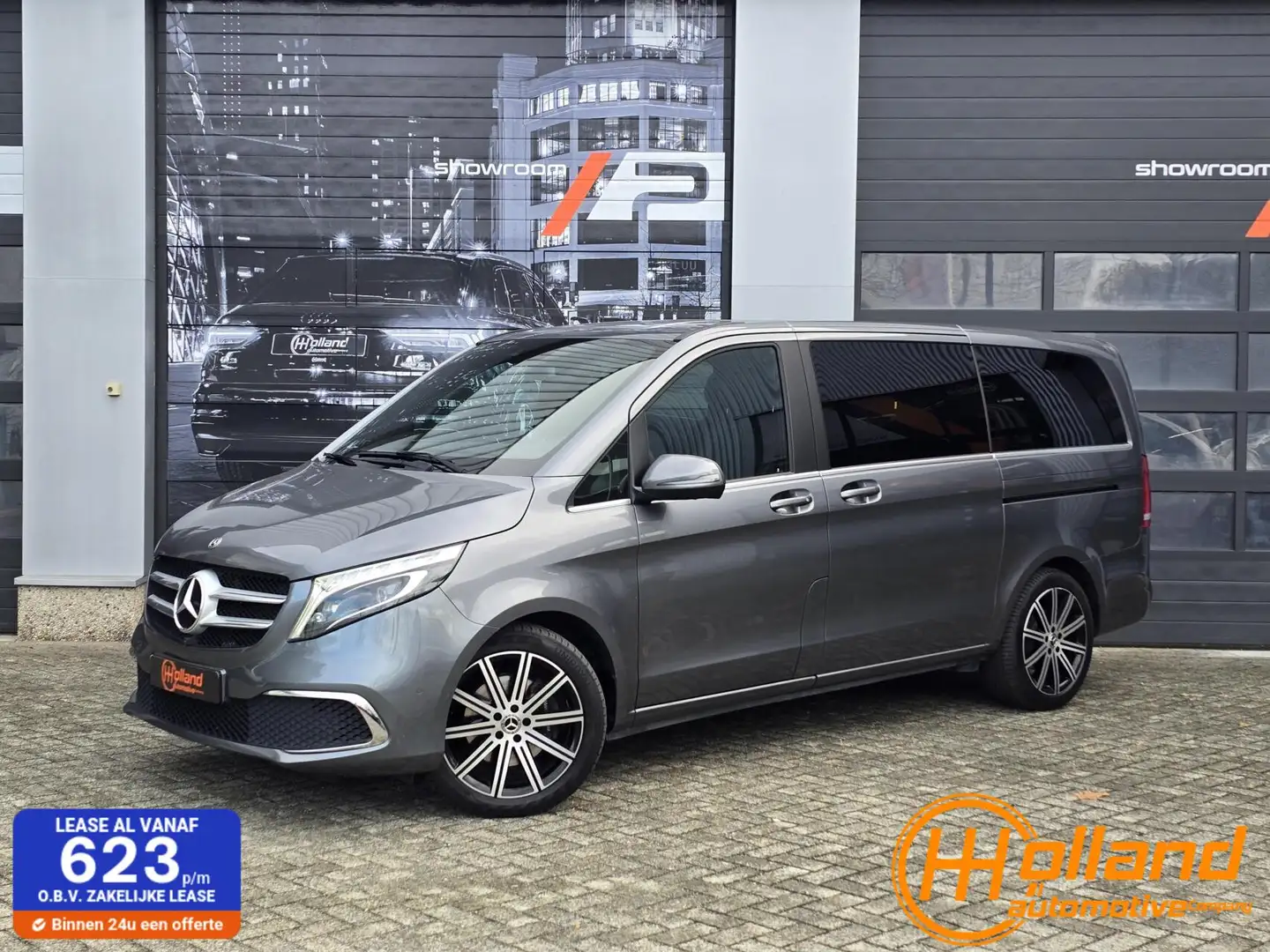 Mercedes-Benz V 300 300d Lang DC Avantgarde|BURMESTER|360CAM Grijs - 1