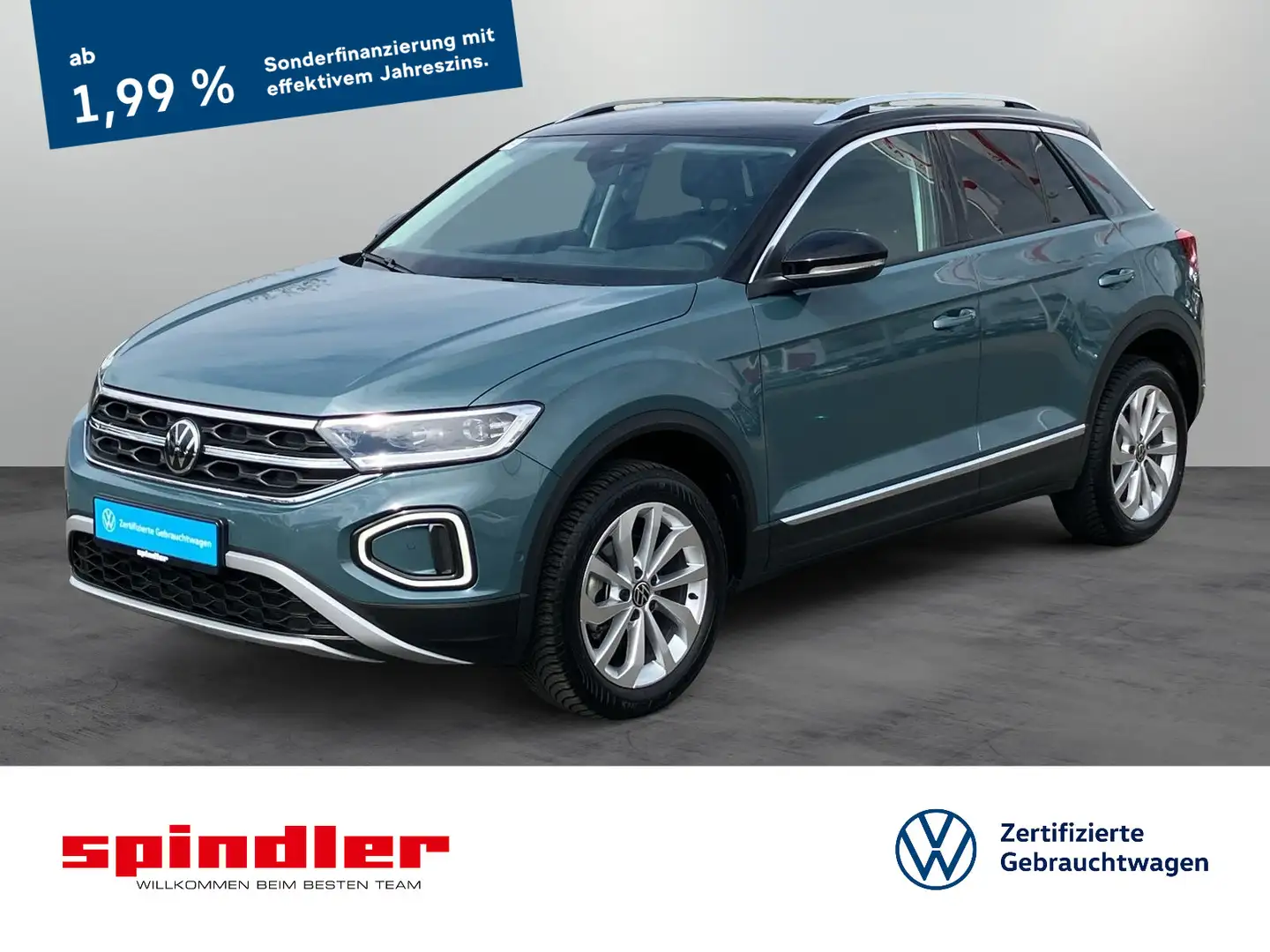 Volkswagen T-Roc Style 1.5 TSI DSG / AHK, Navi, PDC, LED Blau - 1