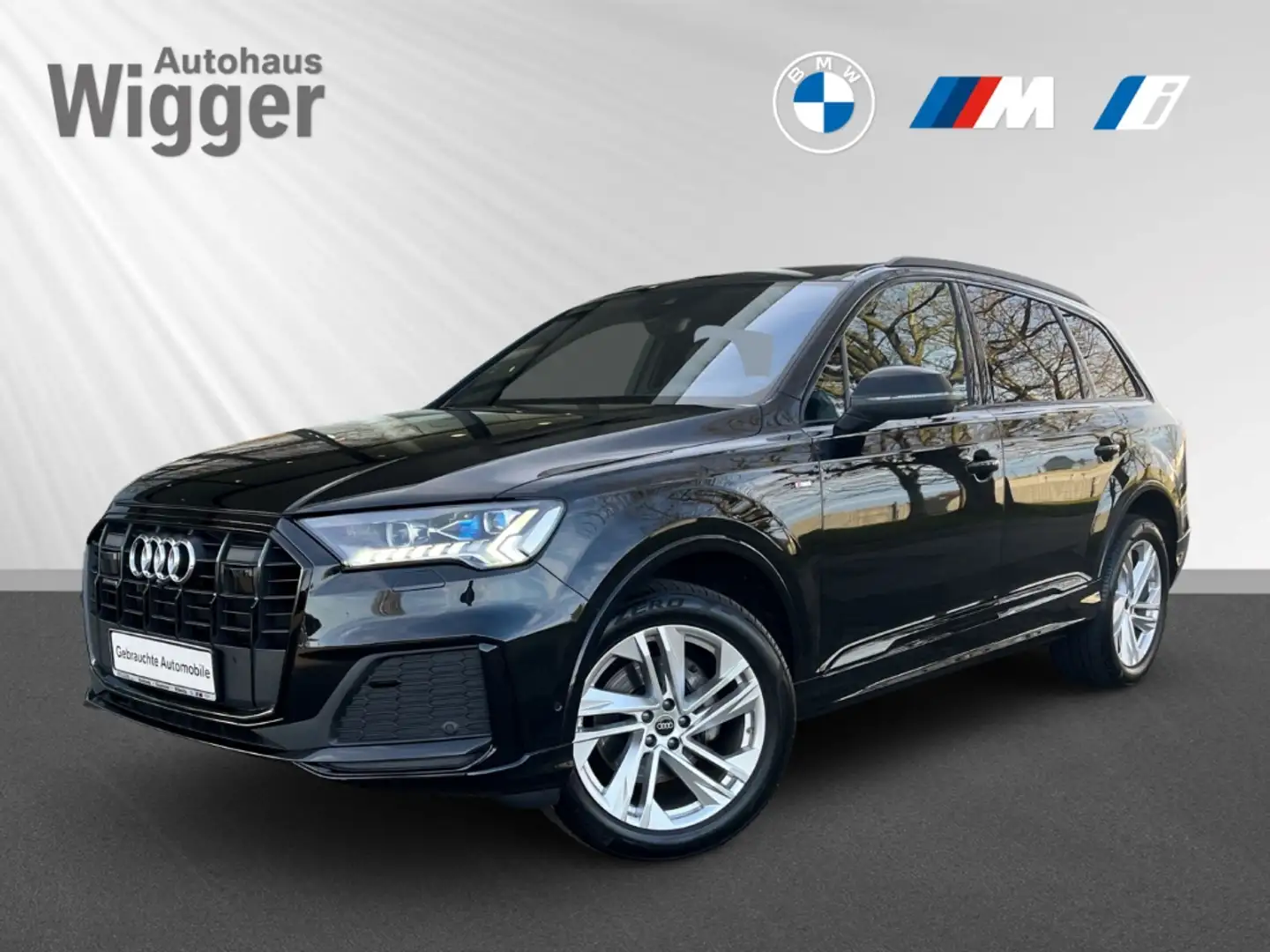Audi Q7 50 TDI quattro S-Line/HUD/StandHZG/Navi/B&O Schwarz - 1