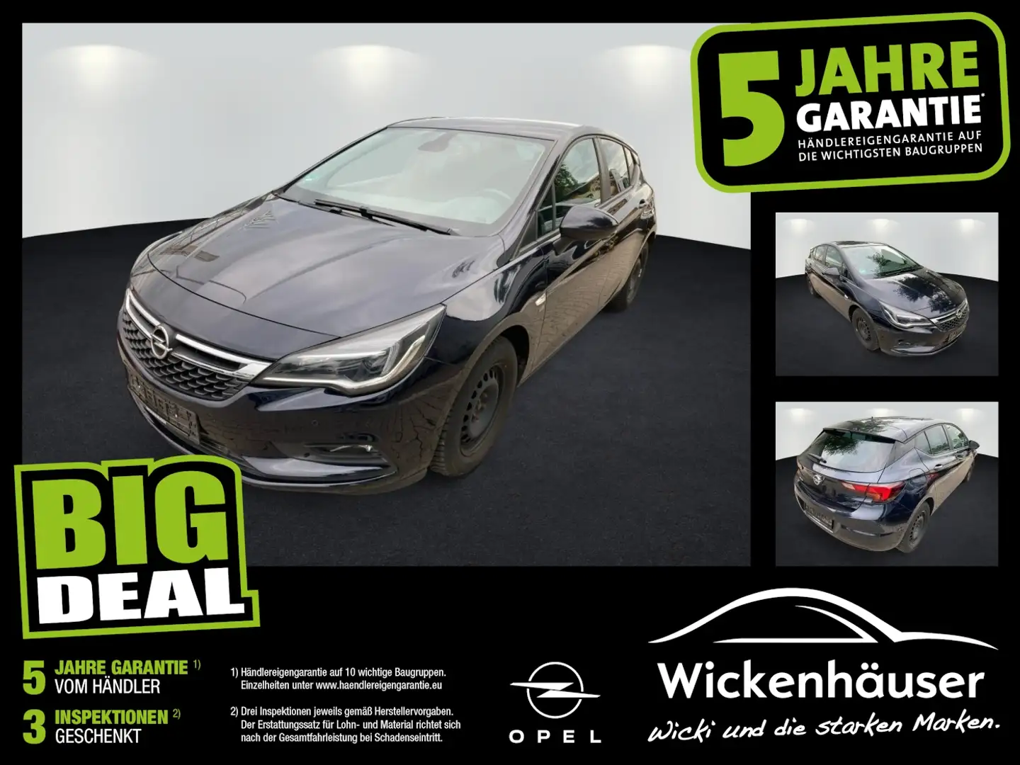 Opel Astra 1.4 Turbo 120 Jahre 17 Kamera WinterPaket Blau - 1