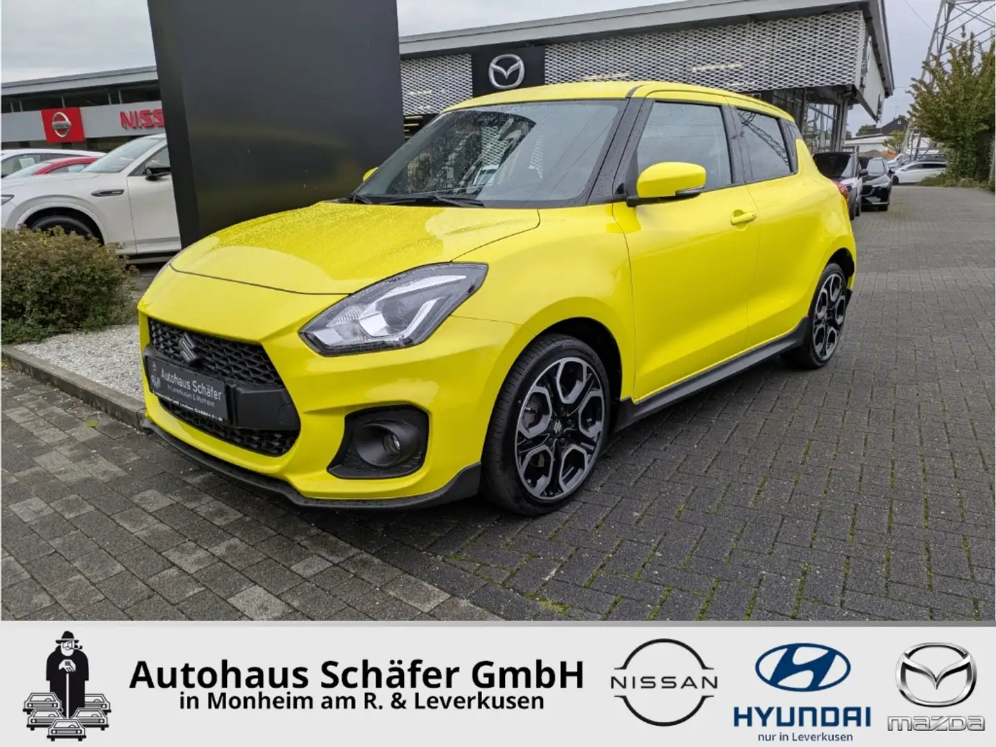 Suzuki Swift Boosterjet Navi LED ACC Klimaautom Kom-paket DAB S Gelb - 1