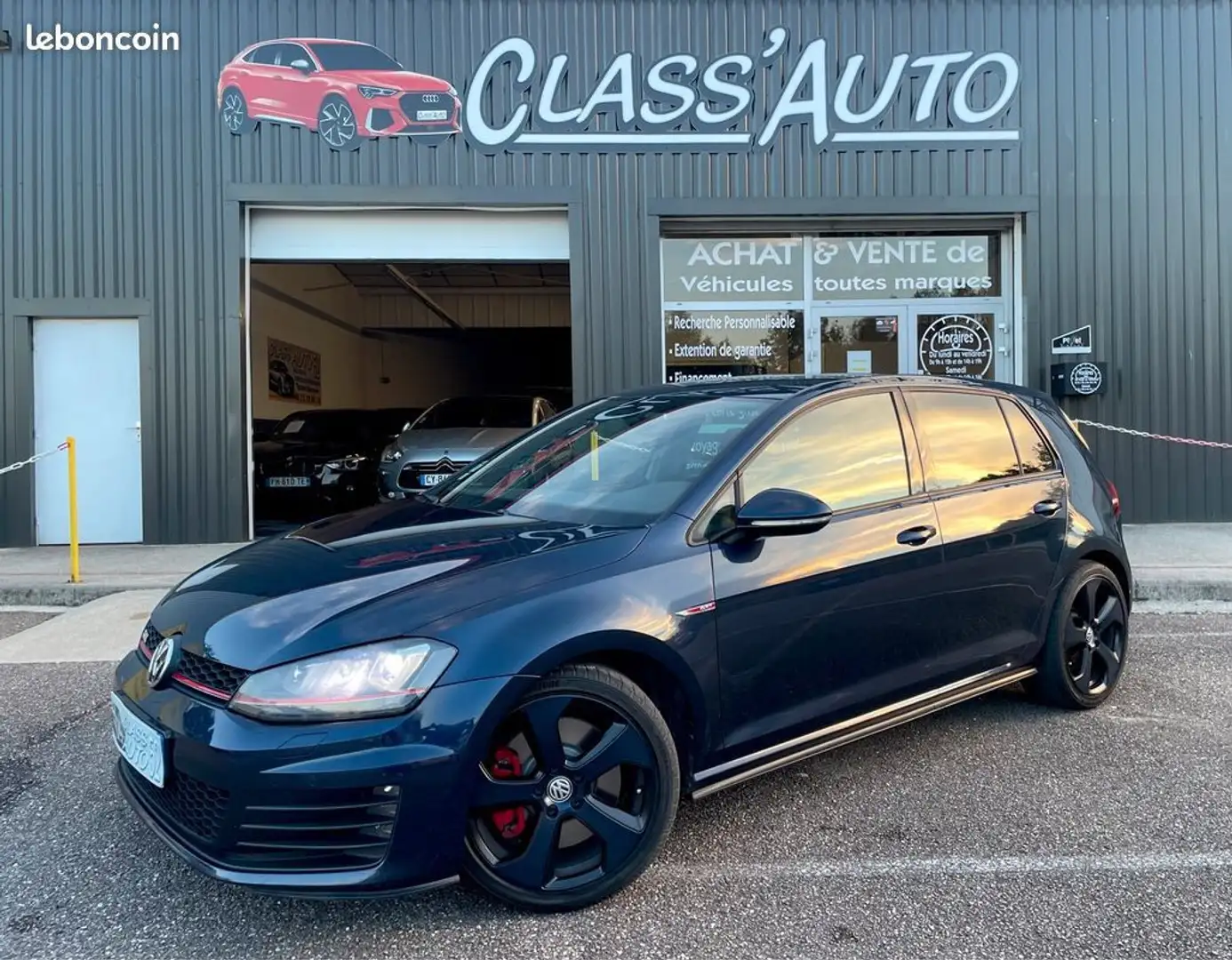 Volkswagen Golf VW VII GTI Performance 2.0 TSI 230 cv DSG-6 TBE Bleu - 2