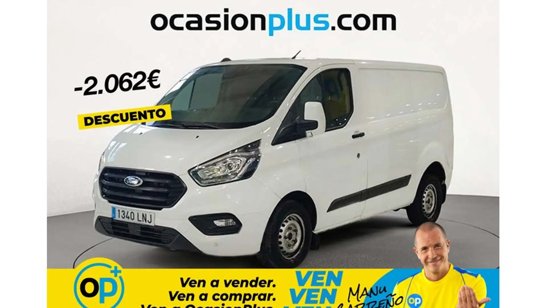 Ford Transit Custom FT 300 L2 Van Limited EcoBlue Hybri Blanco - 1