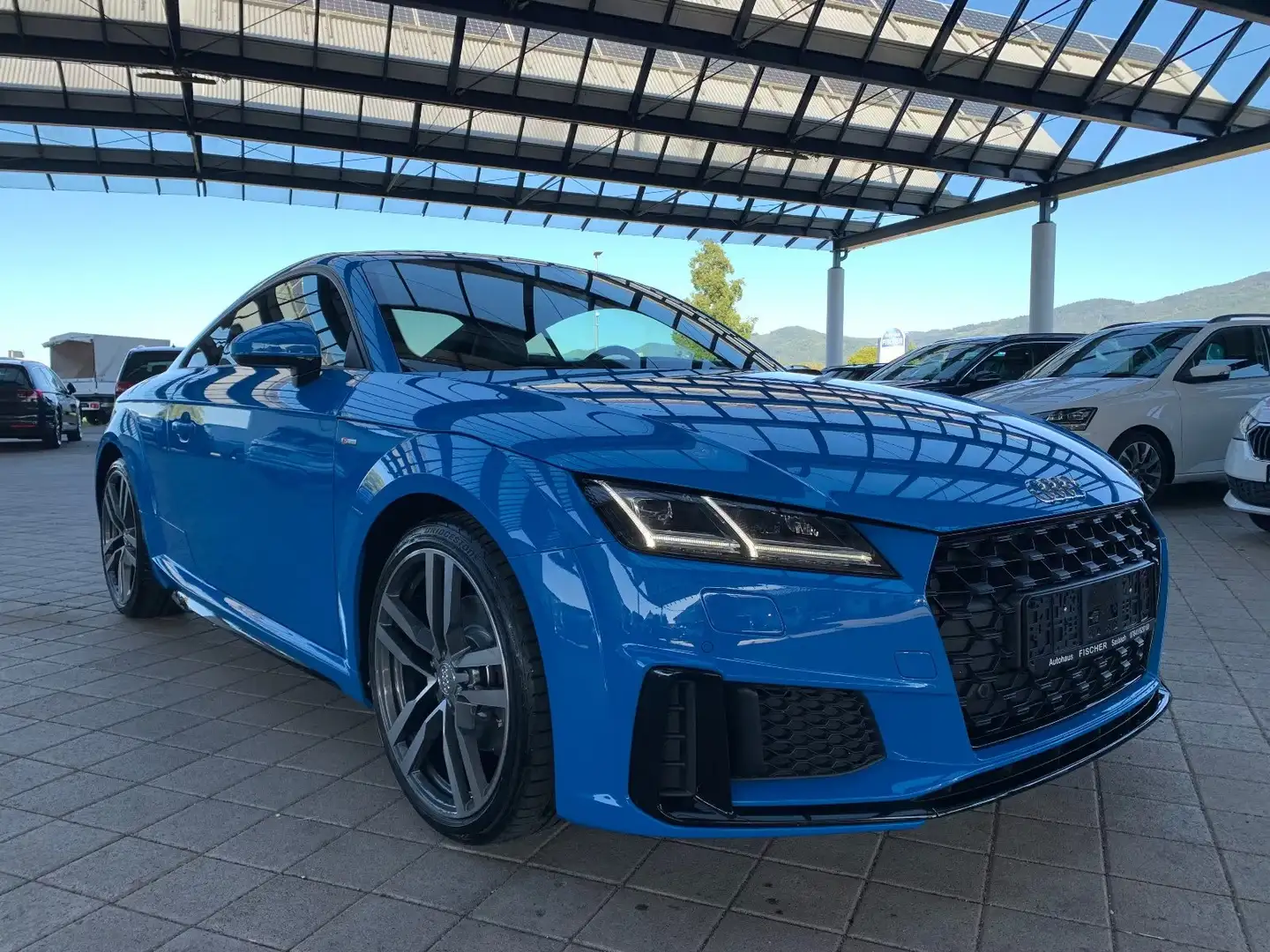 Audi TT Coupe 40 2.0 tfsi S-line S-tronic 2020 197cv 19" Bleu - 1