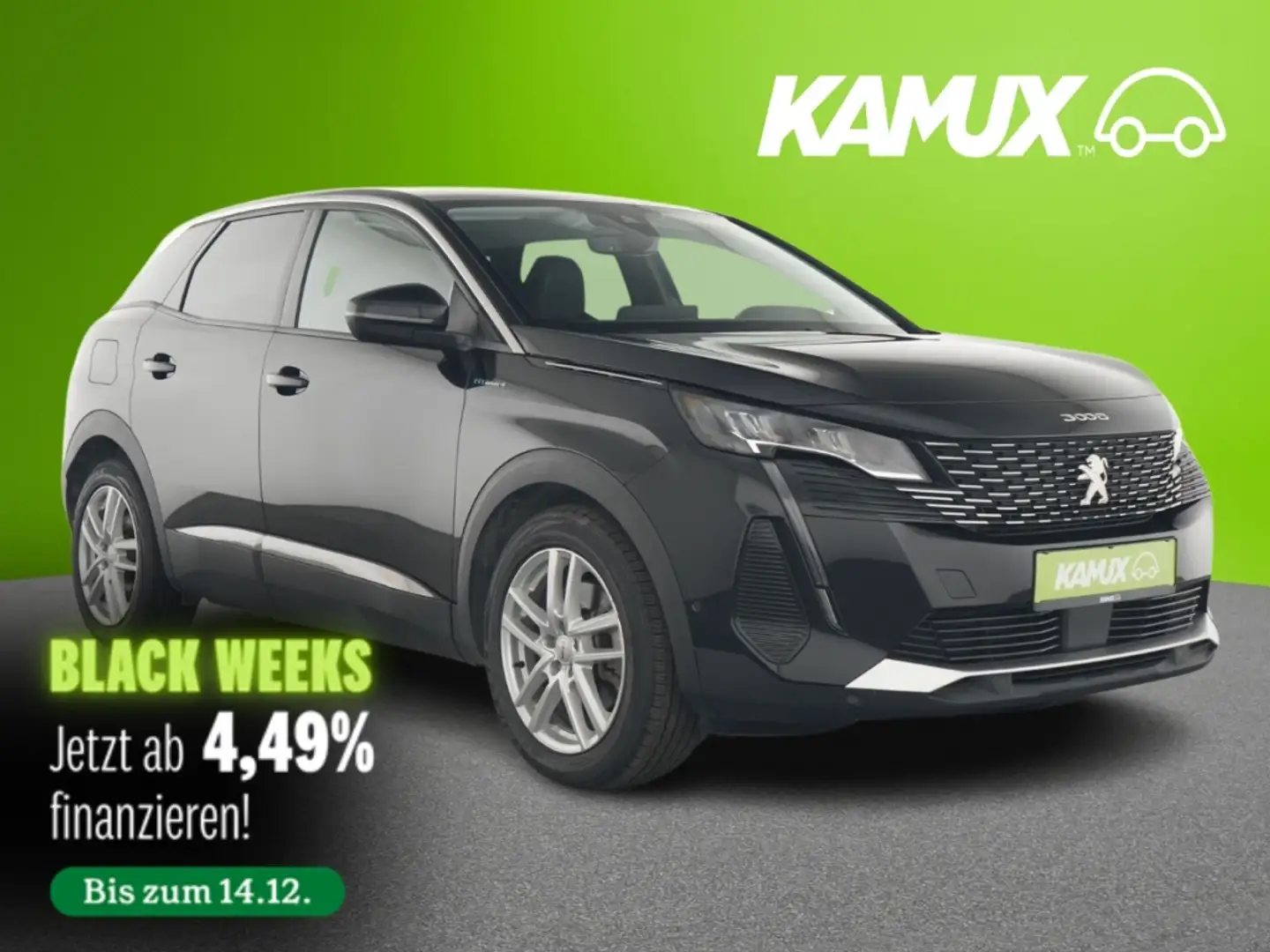 Peugeot 3008 Hybrid4 Aut.Allure Pack+LED+NAVI+KAMERA+PDC Zwart - 1