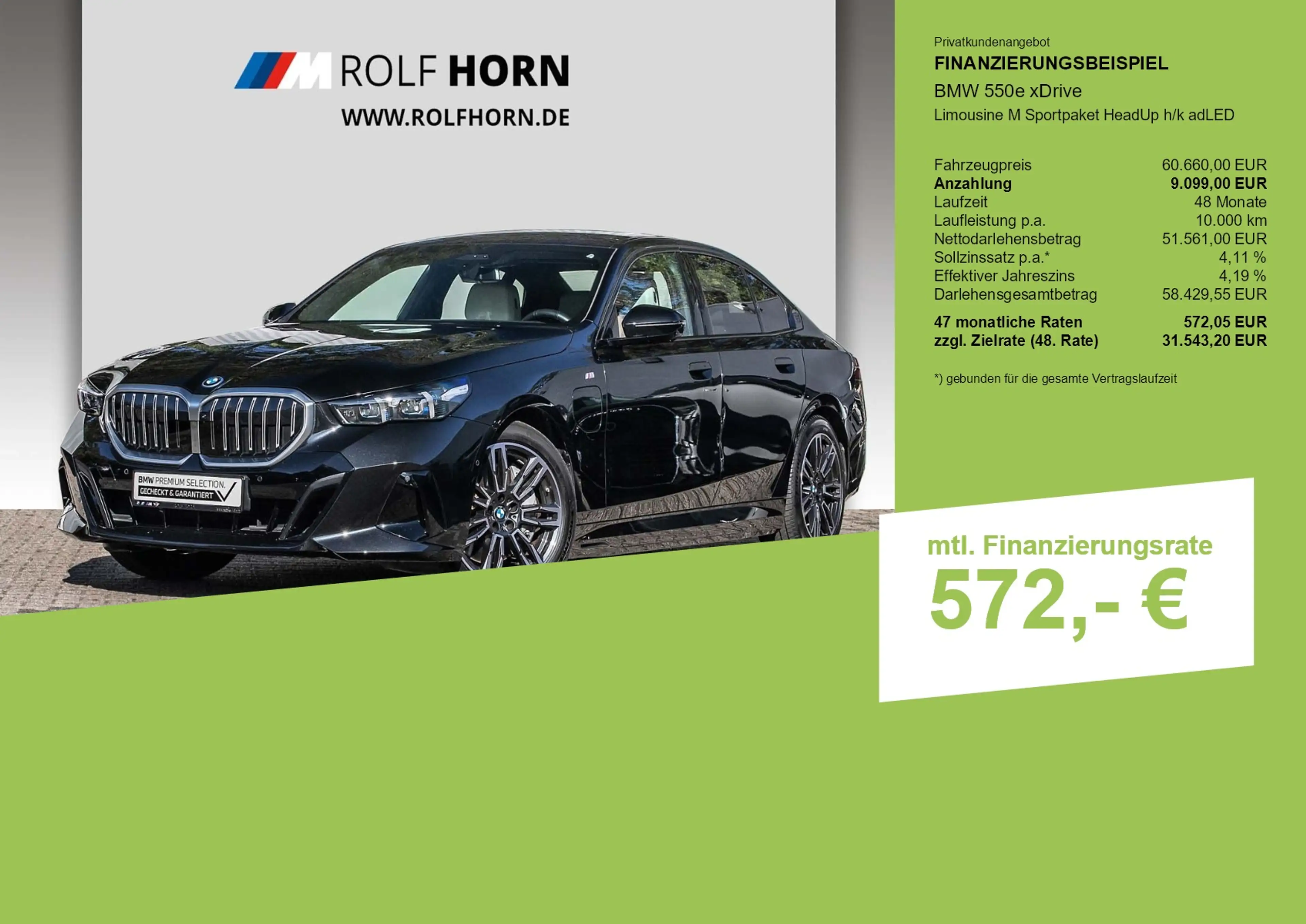 BMW 550 e xDrive Limousine M Sportpaket HeadUp h/k adLED — photo 3