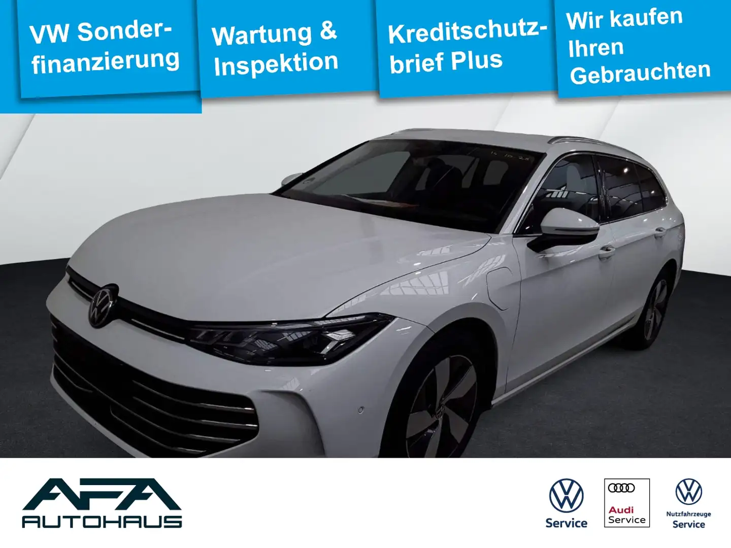 Volkswagen Passat Var. 1.5 eHybrid Business DSG AHK*NAV*ACC Weiß - 1