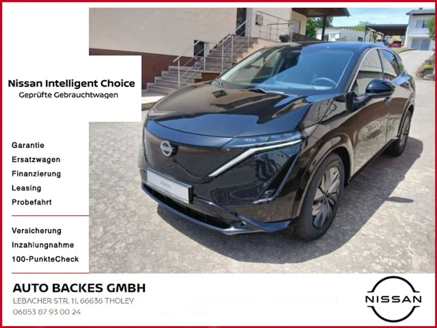 Nissan Ariya 87kWh Advance Pack Bose Navi+4 Kameras Shz Noir - 1