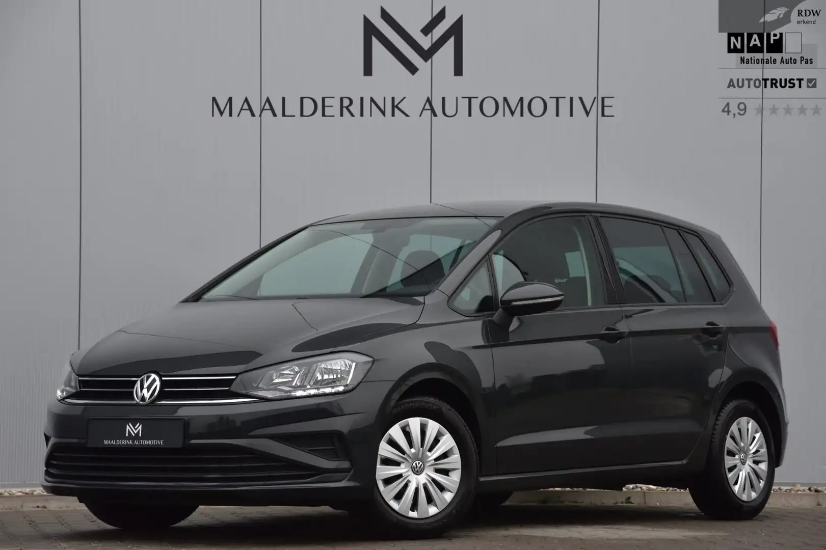 Volkswagen Golf Sportsvan 1.0 TSI 110 pk Automaat Trendline Navi, Airco, Blu Grijs - 1
