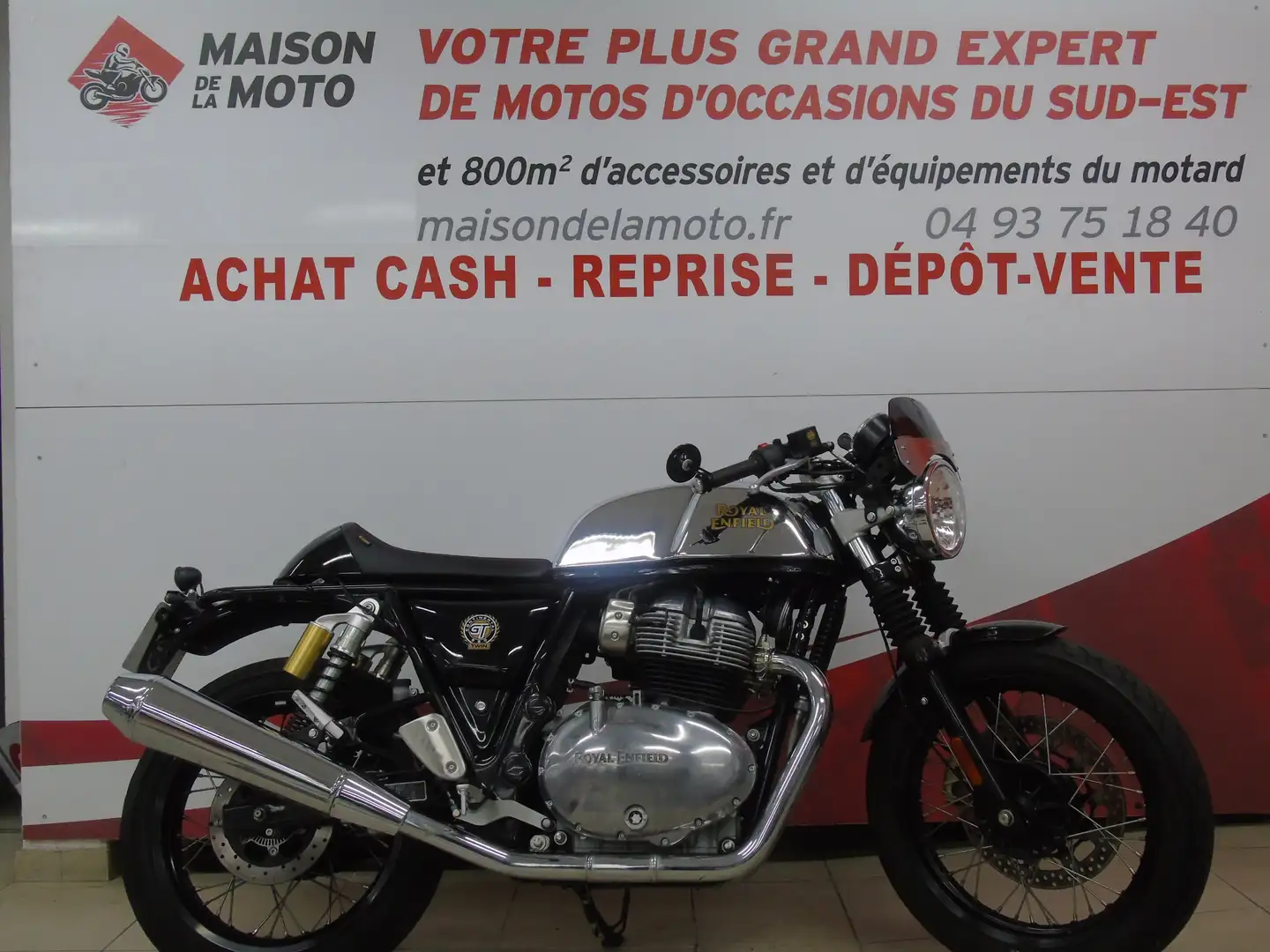 Royal Enfield Continental GT Gri - 1