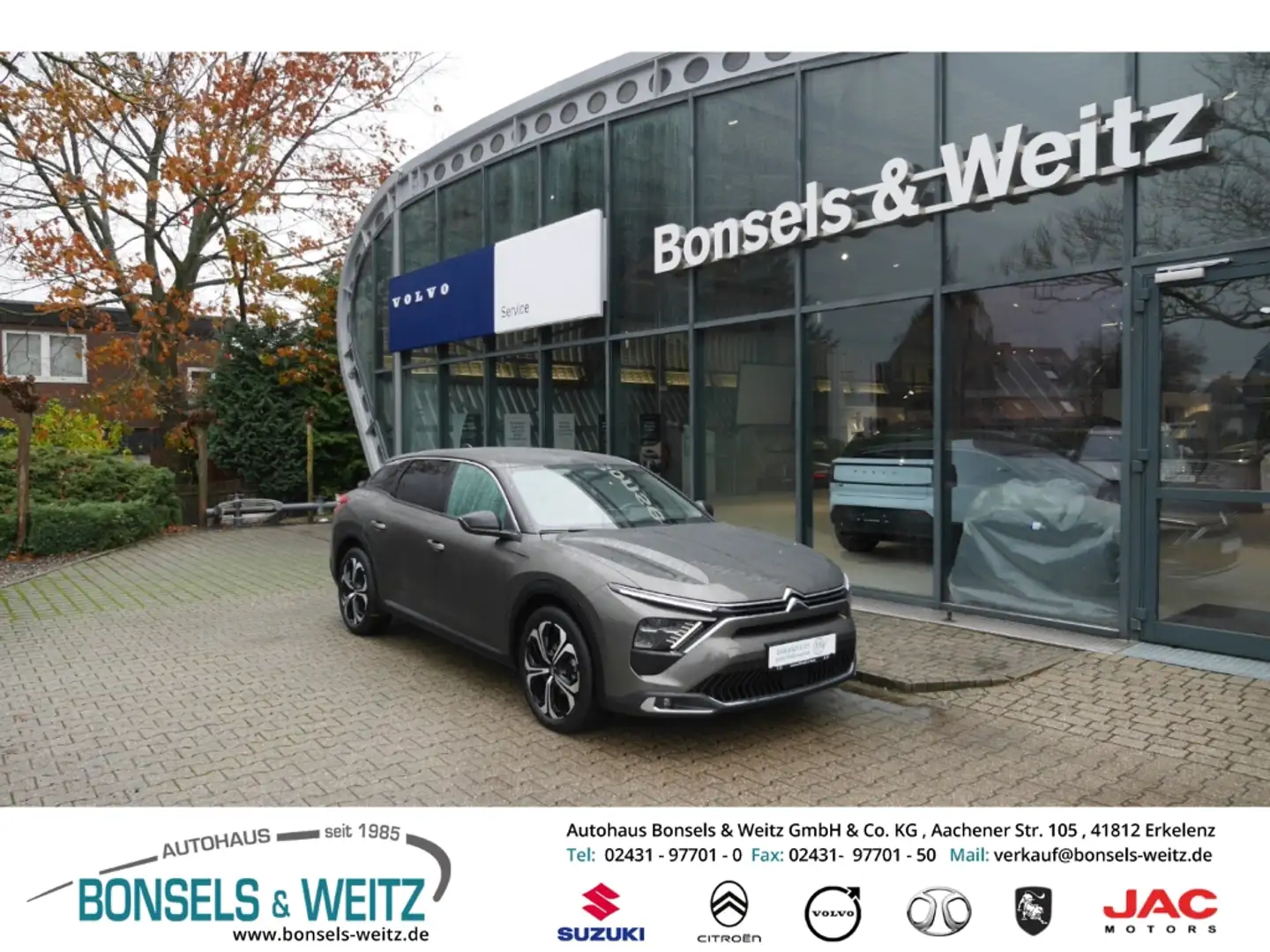 Citroen C5 X PureTech 130 PLUS AUTOMATIK HUD Navi Leder Soundsy Gris - 1