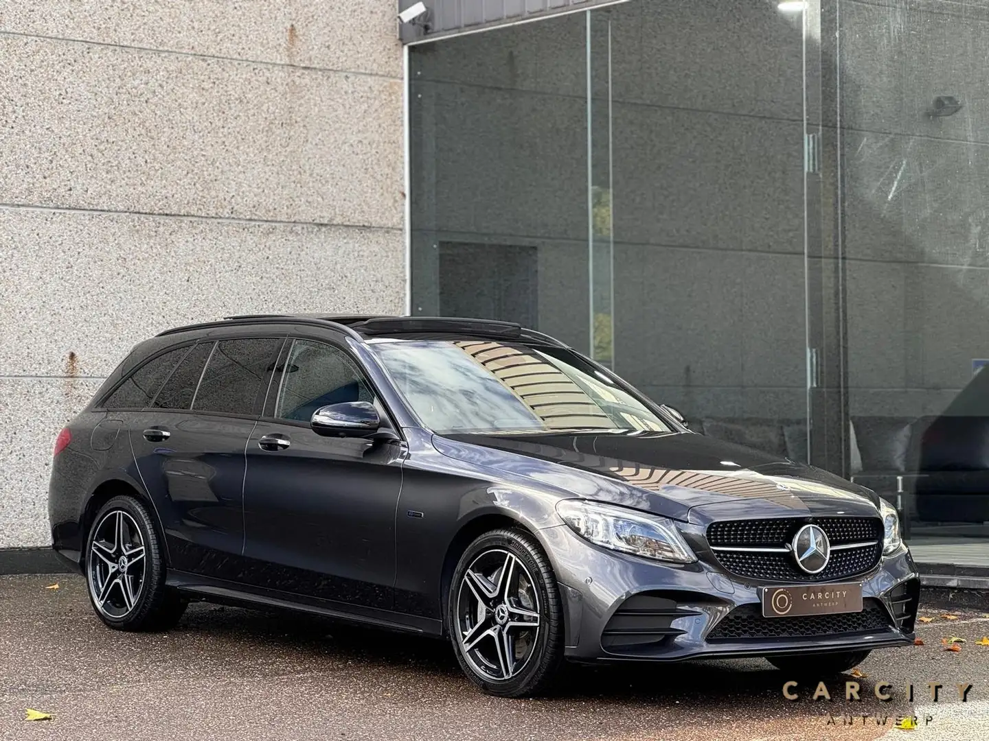 Mercedes-Benz C 300 C 300 de T AMG Line | BURMESTER | PANO | 360° | Grijs - 1