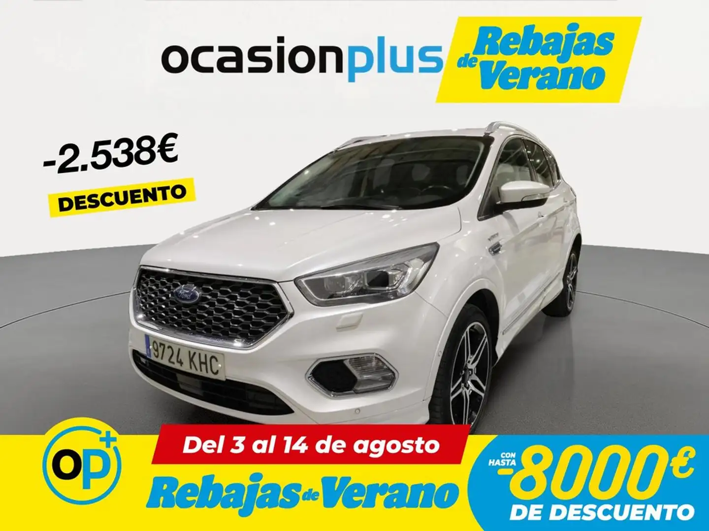Ford Kuga Vignale 2.0TDCi 4x4 PS 150 Blanco - 1