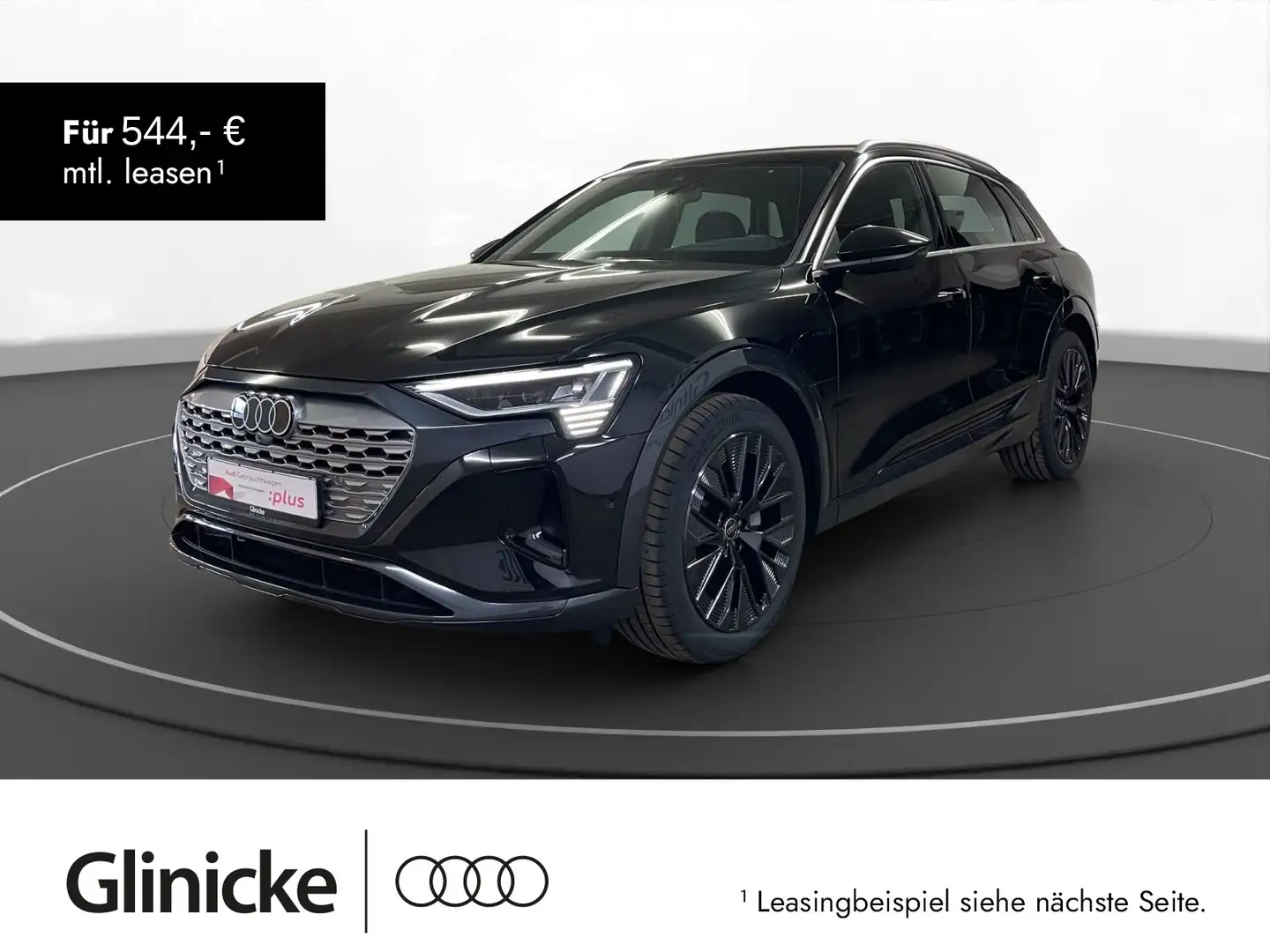 Audi Q8 e-tron 55 qu. advanced Matrix LM 21" Navi ACC Schwarz - 1