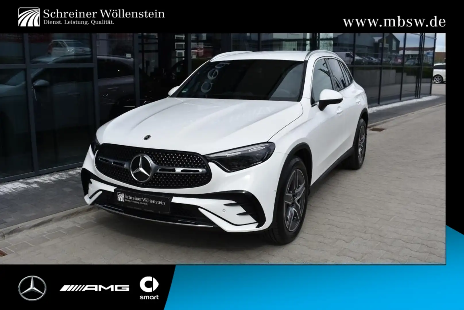 Mercedes-Benz GLC 200 4m AMG*AHK*Dig.-Light*Memory*Distr.*360° Blanco - 1