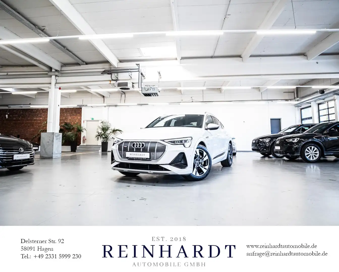 Audi e-tron SPORTBACK 55 2x S LINE/MTRX/ACC/HuD/PANO Weiß - 1