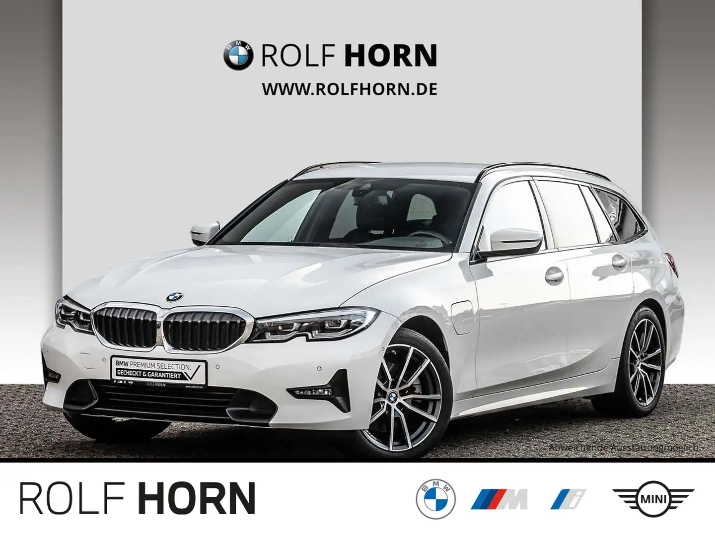 BMW 320 e Touring Sport Line Autom Navi Klima HiFi Weiß - 1