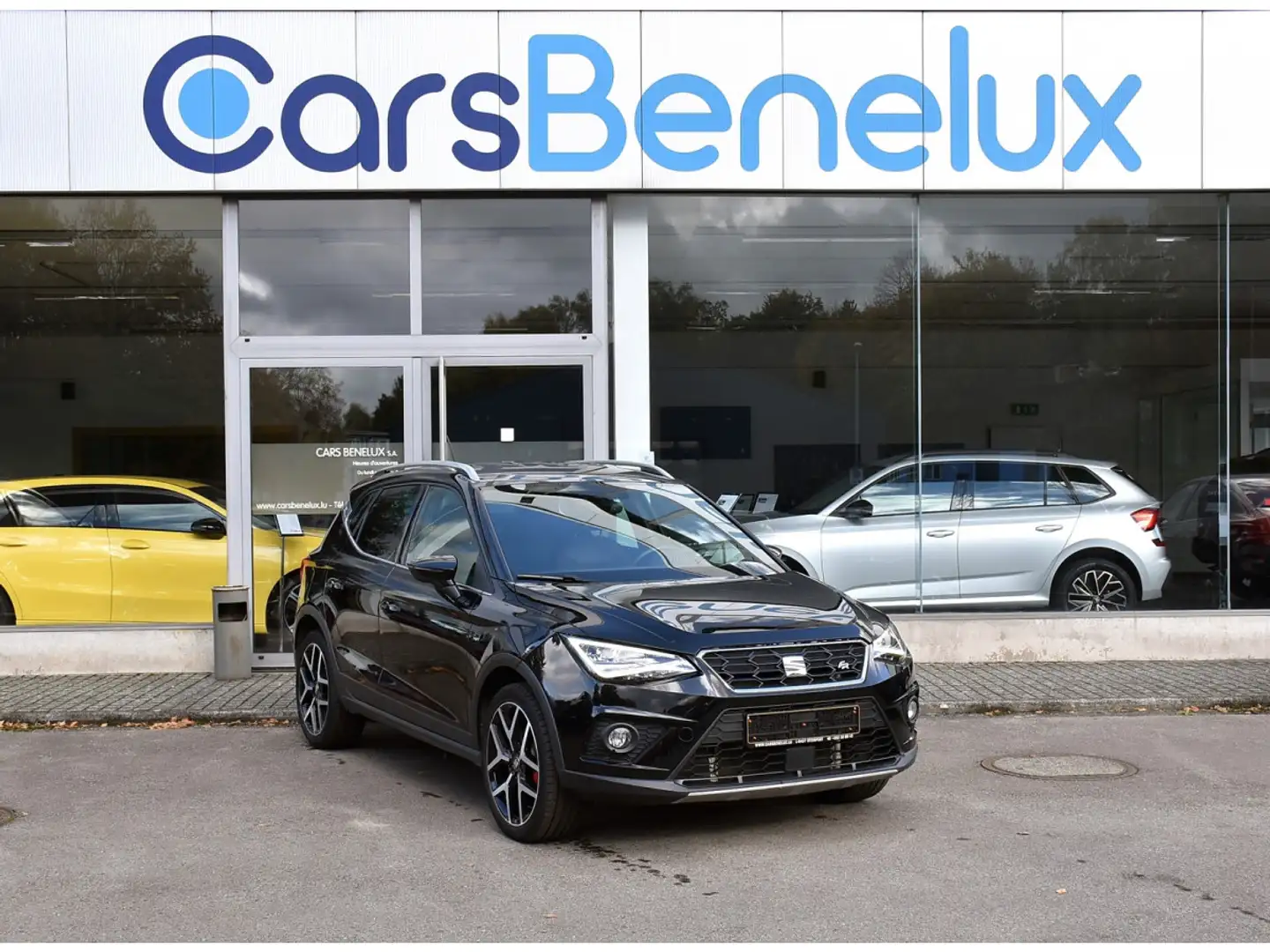 SEAT Arona 1.5 TSI DSG FR CUIR ACC SIDE GPS DCC Noir - 1