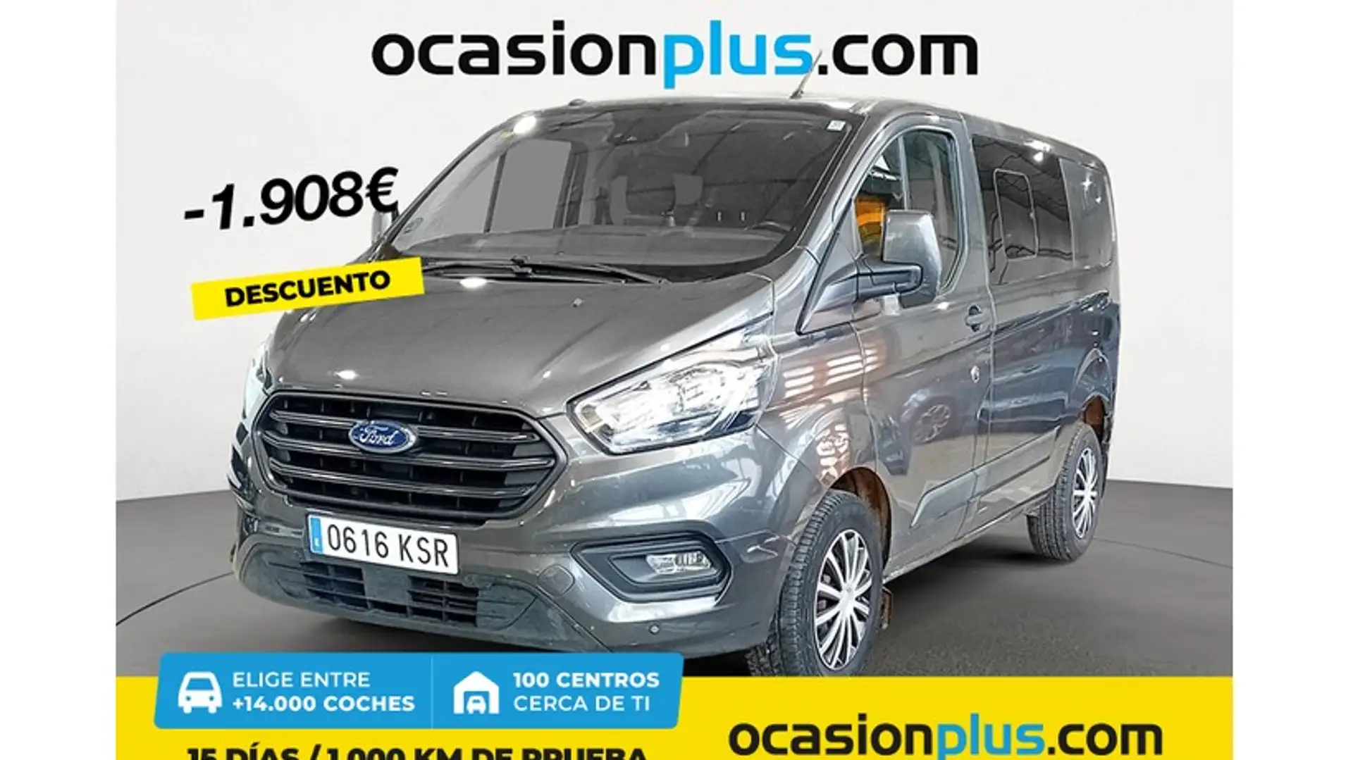 Ford Transit Custom FT 320 L1 Kombi Trend EcoBlue 130 Gris - 1