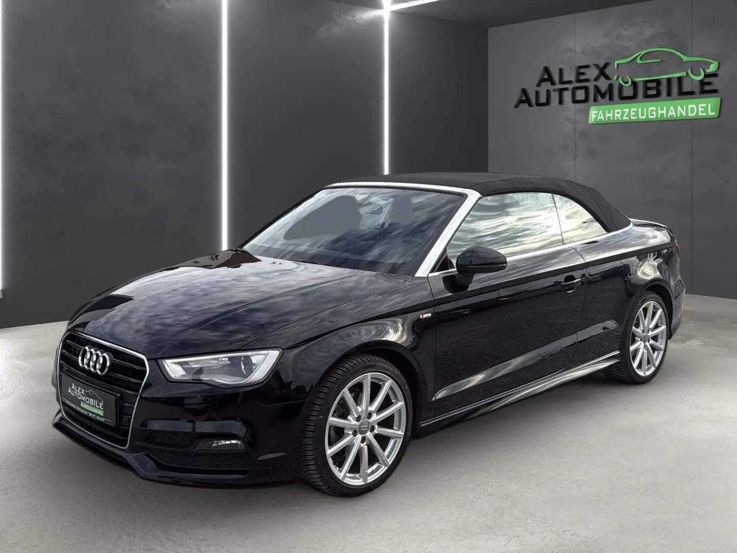 Audi A3 Cabriolet S line*Leder*Navi* Schwarz - 1
