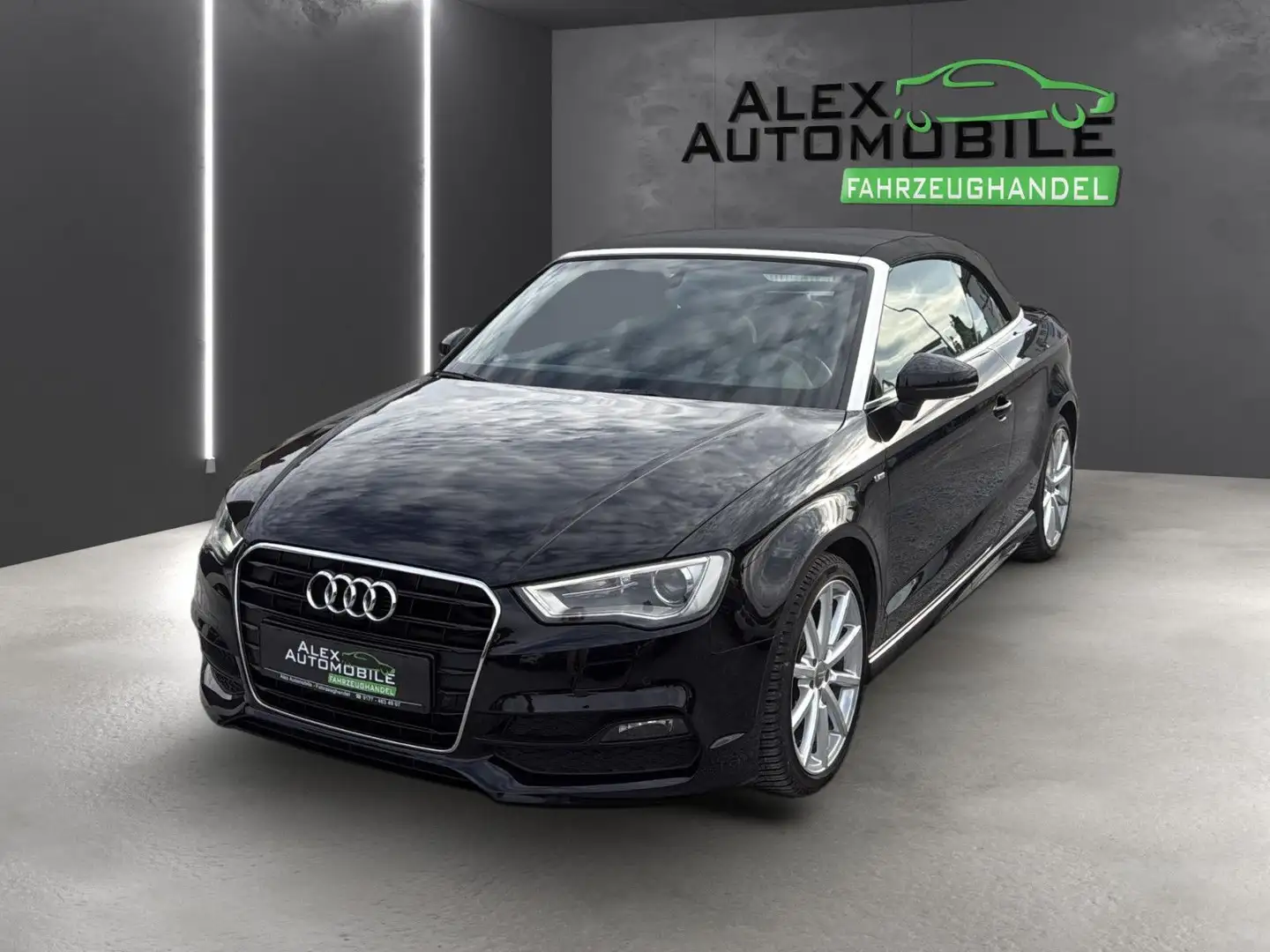 Audi A3 Cabriolet S line*Leder*Navi* Schwarz - 2