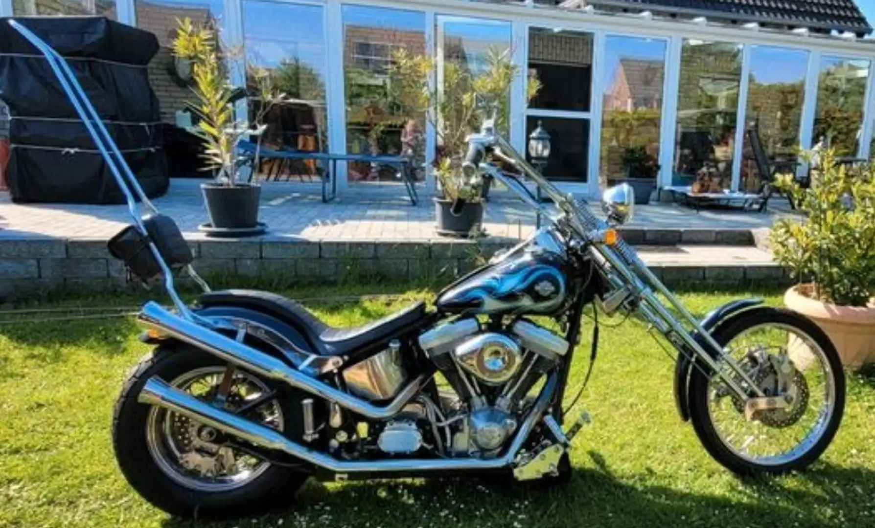 Harley-Davidson Softail FXS '94 Evo Springer Bleu - 1