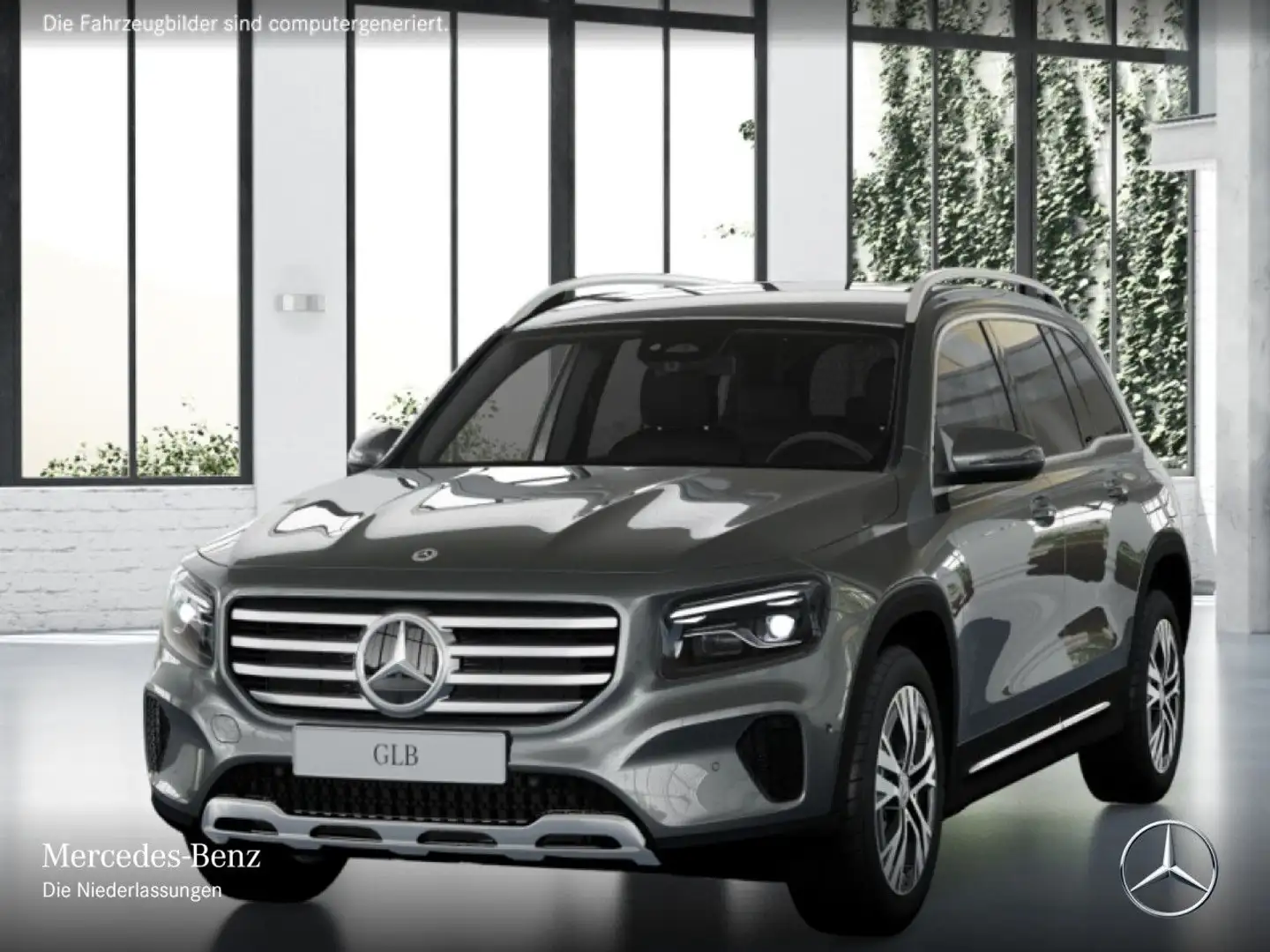 Mercedes-Benz GLB 200 d PROGRESSIVE+AHK+MULTIBEAM+KAMERA+8G Grijs - 2