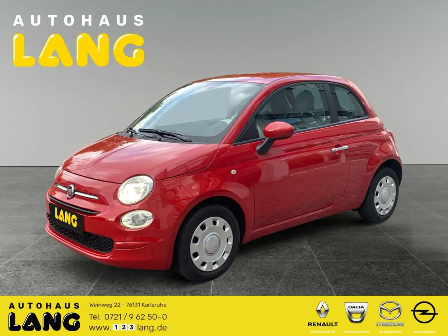 Fiat 500 1.0 Mild Hybrid Pop Start&Stop (EURO 6d) 1.0 Mild Rosso - 1