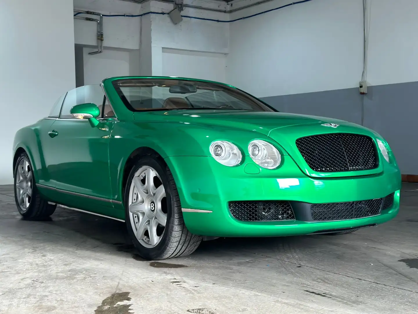 Bentley Continental GTC CABRIO-KM.40500-IN SEDE PRONTA CONSEGNA Zelená - 1