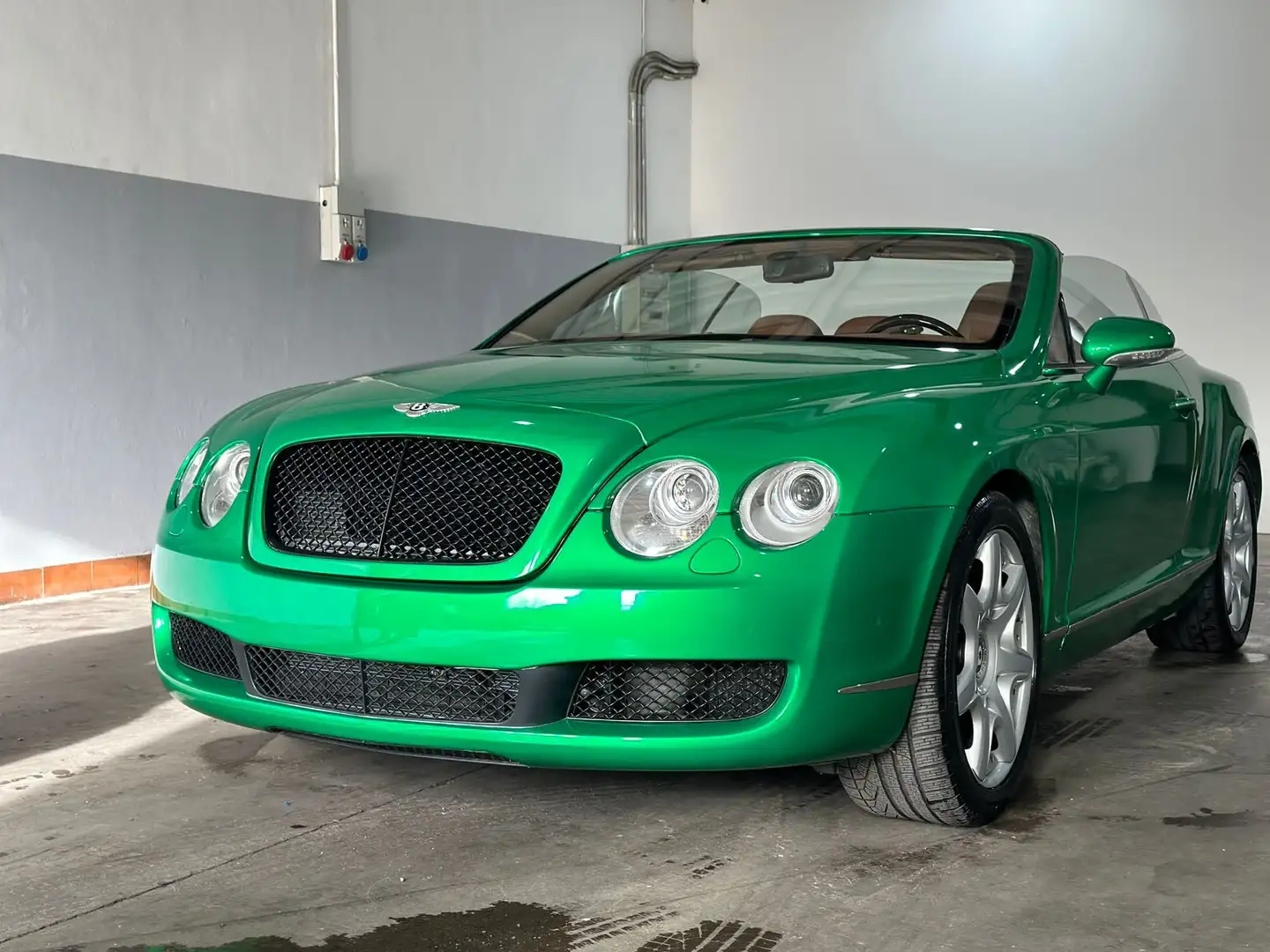 Bentley Continental GTC CABRIO-KM.40500-IN SEDE PRONTA CONSEGNA Zelená - 2