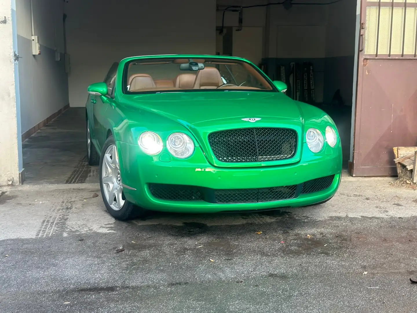Bentley Continental GTC CABRIO-KM.40500-IN SEDE PRONTA CONSEGNA Verde - 1